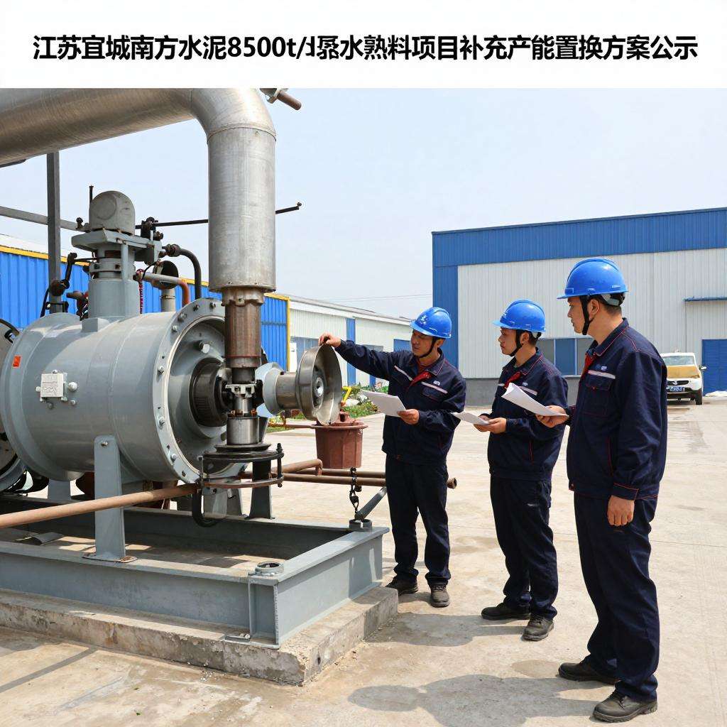 江苏宜城南方水泥8500t/d水泥熟料项目补充产能置换方案公示 江苏宜城南方水泥8500t/d水泥熟料项目补充产能置换方案公示第一张图