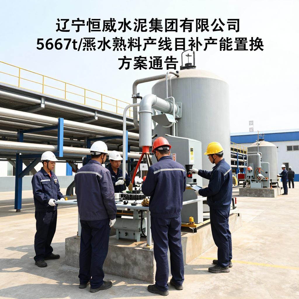 辽宁恒威水泥集团有限公司5667t/d水泥熟料生产线项目补充产能置换方案通告第一张图