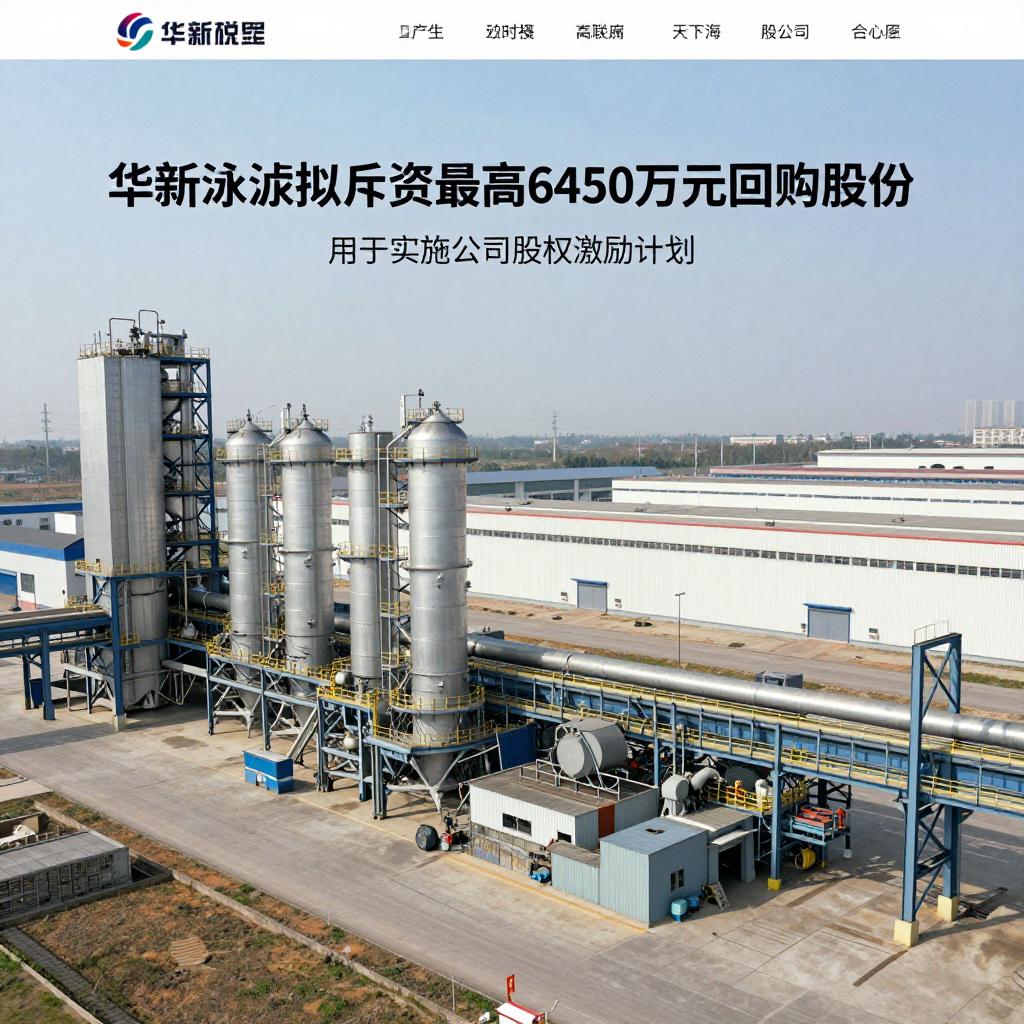 华新水泥拟斥最高6450万回购股份，用于实施公司股权激励