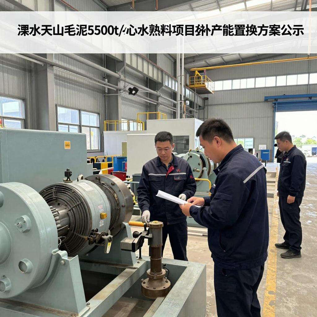 溧水天山水泥5500t/d水泥熟料项目补充产能置换方案公示 溧水天山水泥5500t/d水泥熟料项目补充产能置换方案公示第一张图
