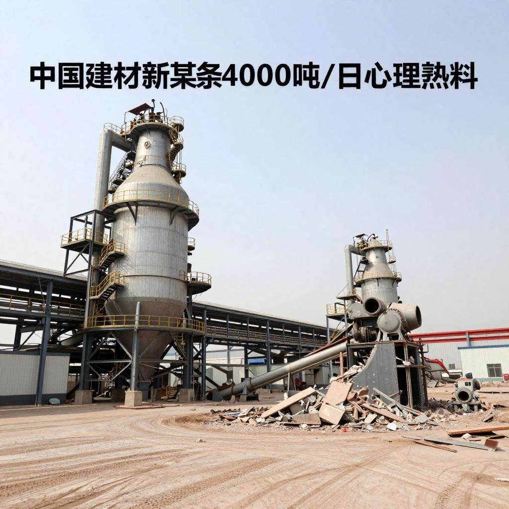 中国建材新疆一条4000t/d水泥熟料线拆除！