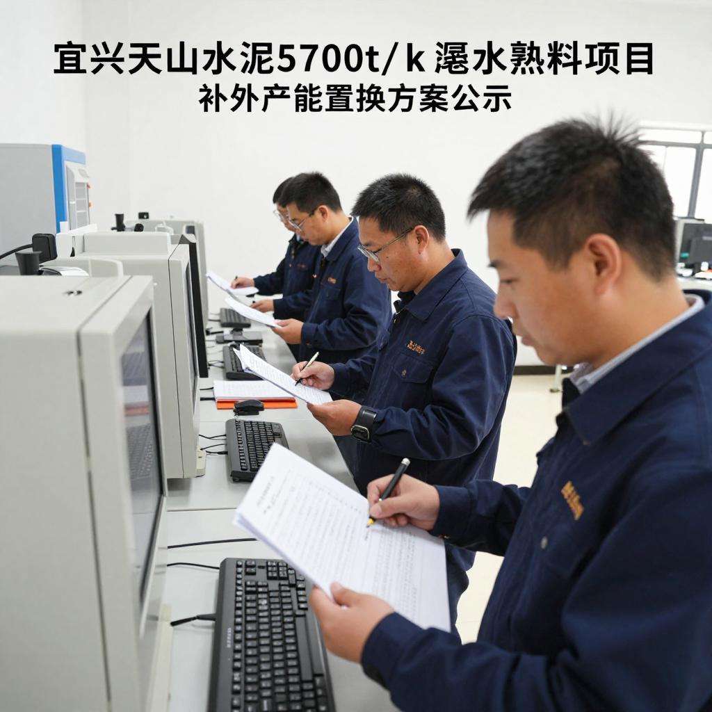 宜兴天山水泥5700t/d水泥熟料项目补充产能置换方案公示第一张图
