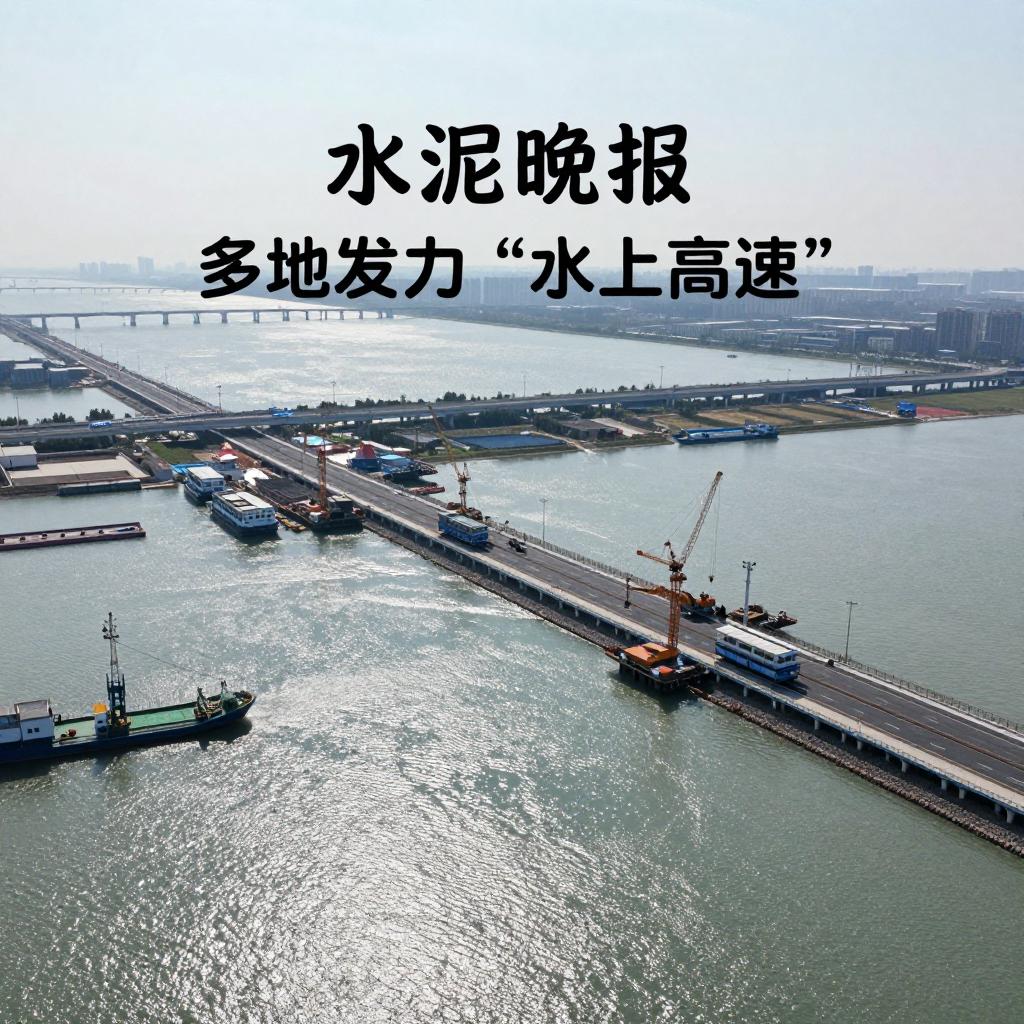 9.23水泥晚报:多地发力“水上高速” 9.23水泥晚报:多地发力“水上高速”