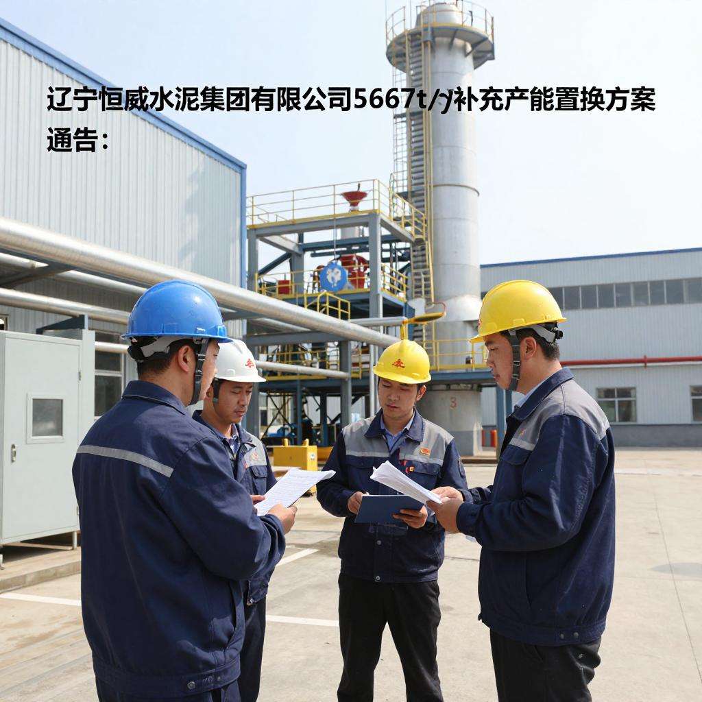 辽宁恒威水泥集团有限公司5667t/d水泥熟料生产线项目补充产能置换方案通告 辽宁恒威水泥集团有限公司5667t/d水泥熟料生产线项目补充产能置换方案通告第一张图
