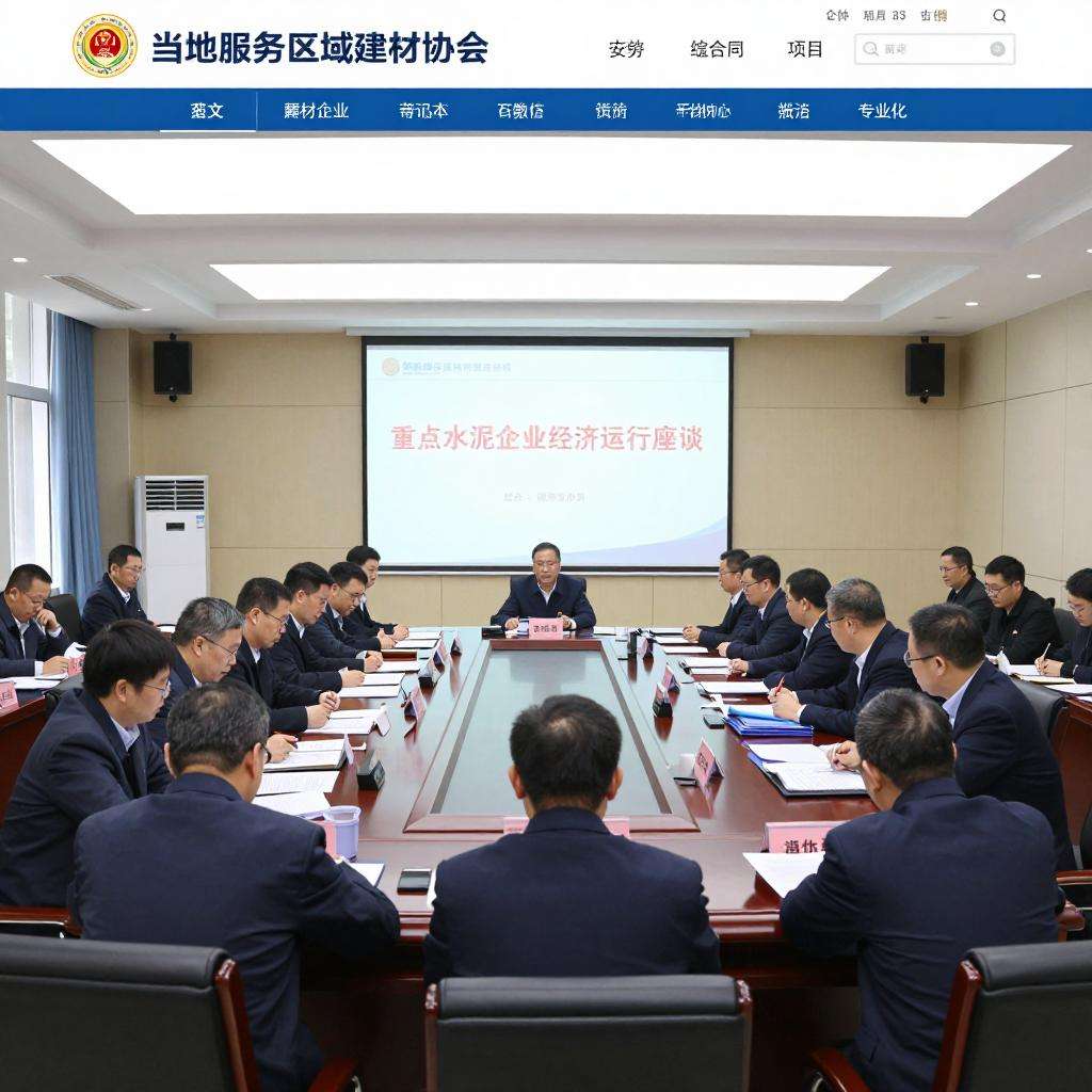 甘肃省建材协会召开重点水泥企业经济运行座谈会