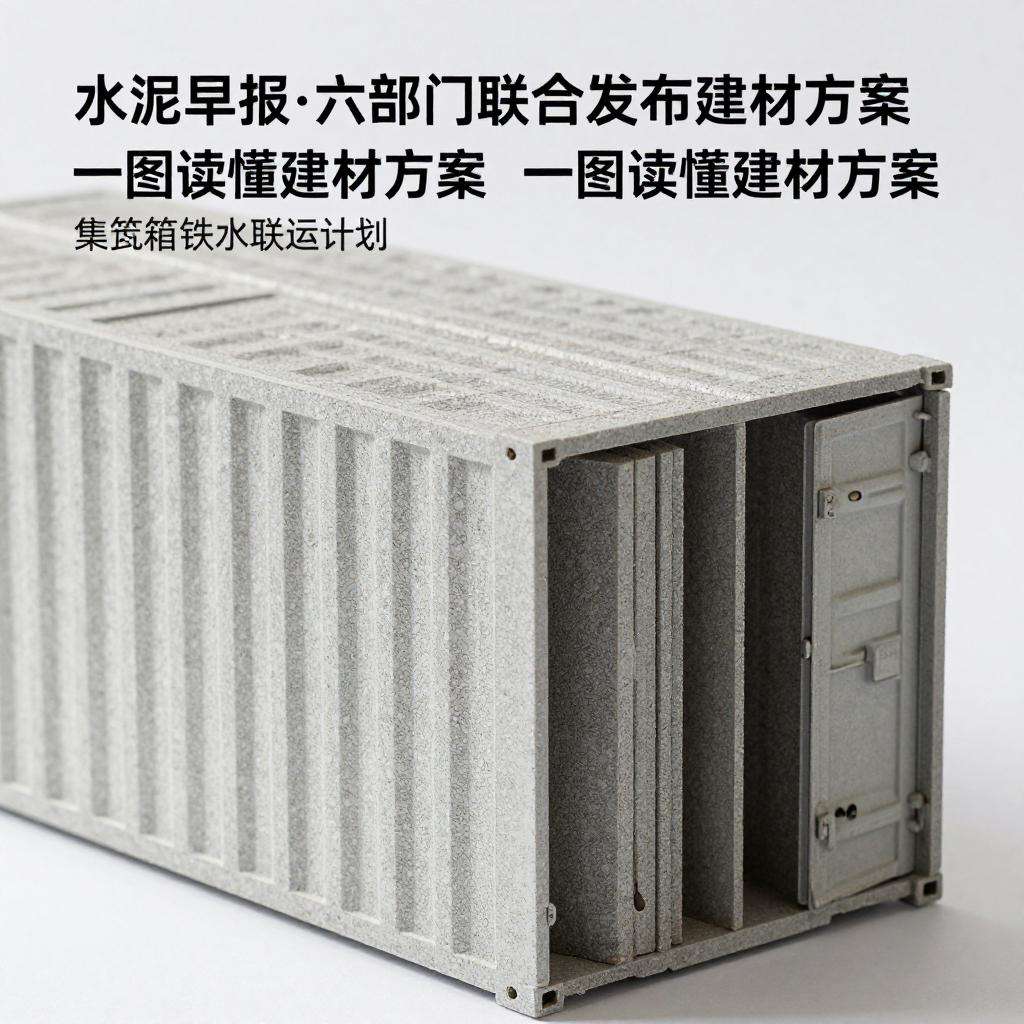 9.25水泥早报：六部门发布建材方案；一图读懂建材方案；集装箱铁水联运计划第二张图