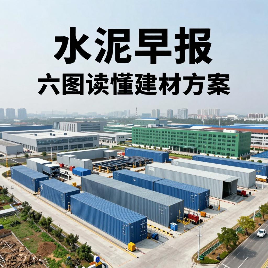 9.25水泥早报：六部门发布建材方案；一图读懂建材方案；集装箱铁水联运计划第三张图