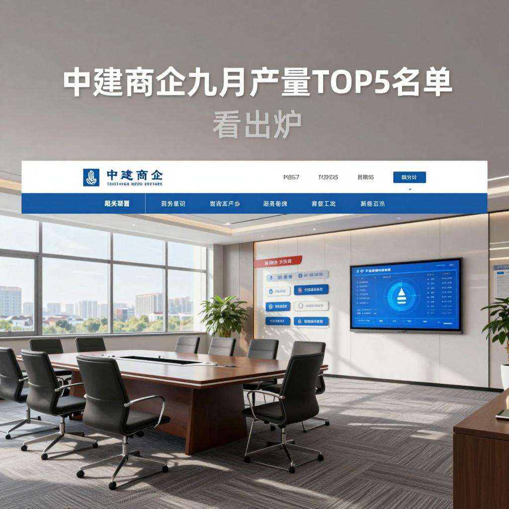 中建商砼九月产量TOP5名单出炉