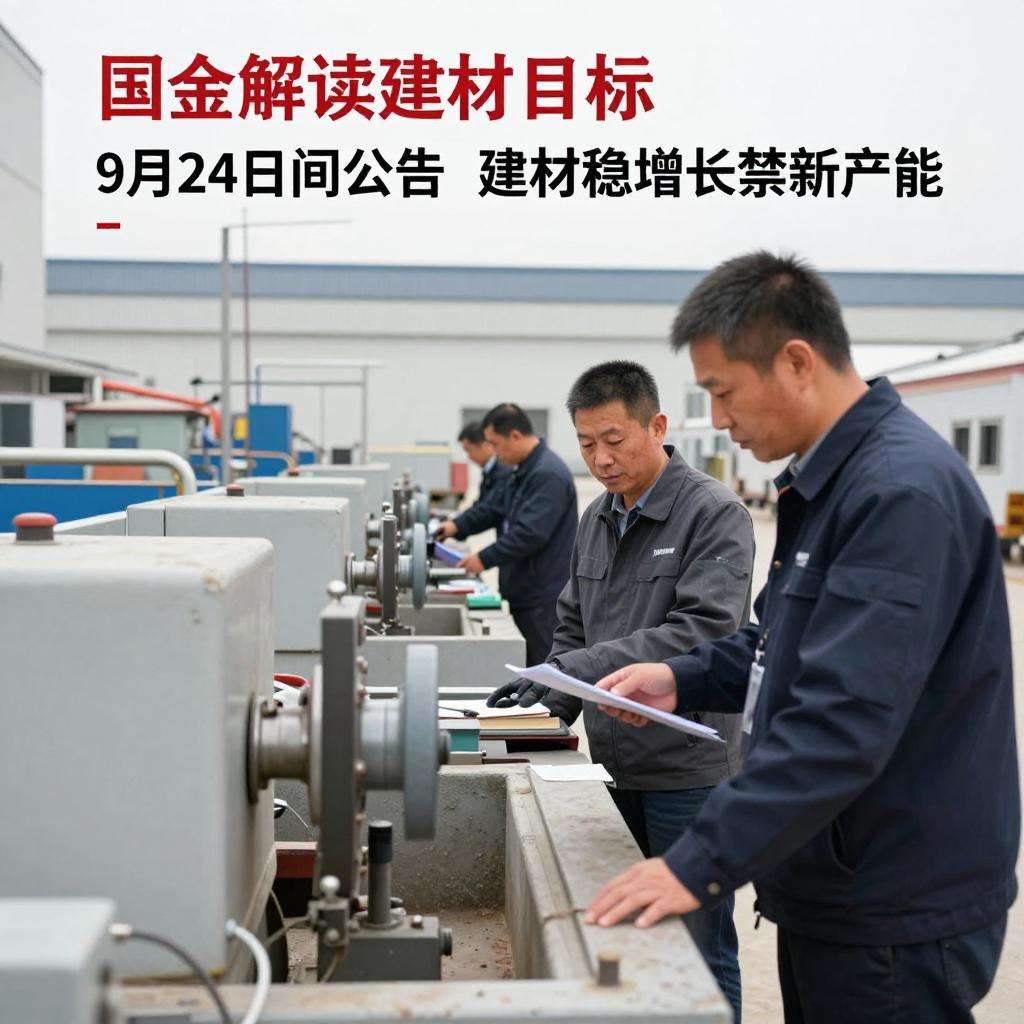 9.25水泥晚报:国金解读建材目标;9月24日晚间公告;建材稳增长禁新产能 9.25水泥晚报:国金解读建材目标;9月24日晚间公告;建材稳增长禁新产能第一张图