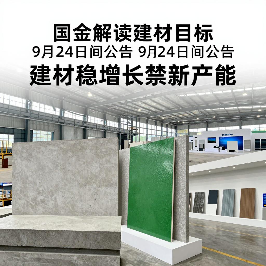 9.25水泥晚报:国金解读建材目标;9月24日晚间公告;建材稳增长禁新产能 9.25水泥晚报:国金解读建材目标;9月24日晚间公告;建材稳增长禁新产能第三张图