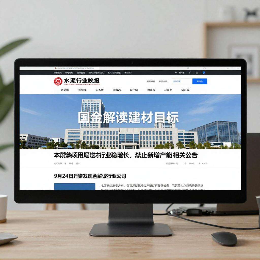 9.25水泥晚报：国金解读建材目标；9月24日晚间公告；建材稳增长禁新产能