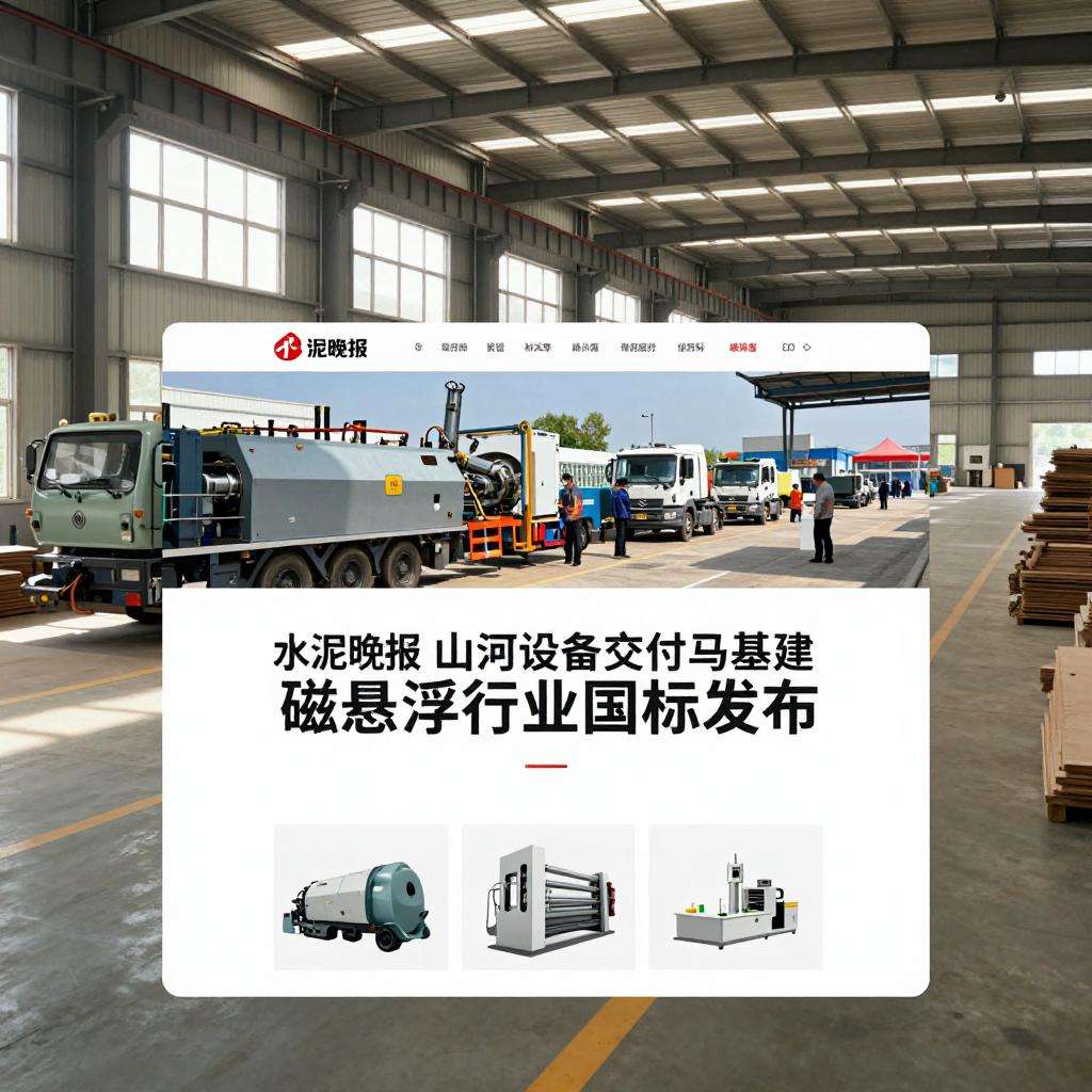 9.24水泥晚报：山河设备交付马基建；建材板块午后走高；磁悬浮行业国标发布