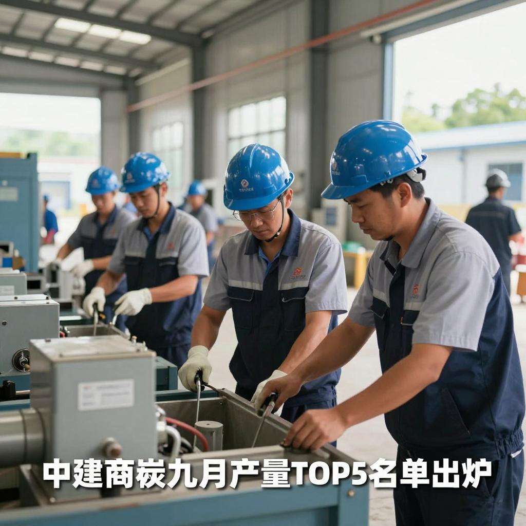 中建商砼九月产量TOP5名单出炉第一张图