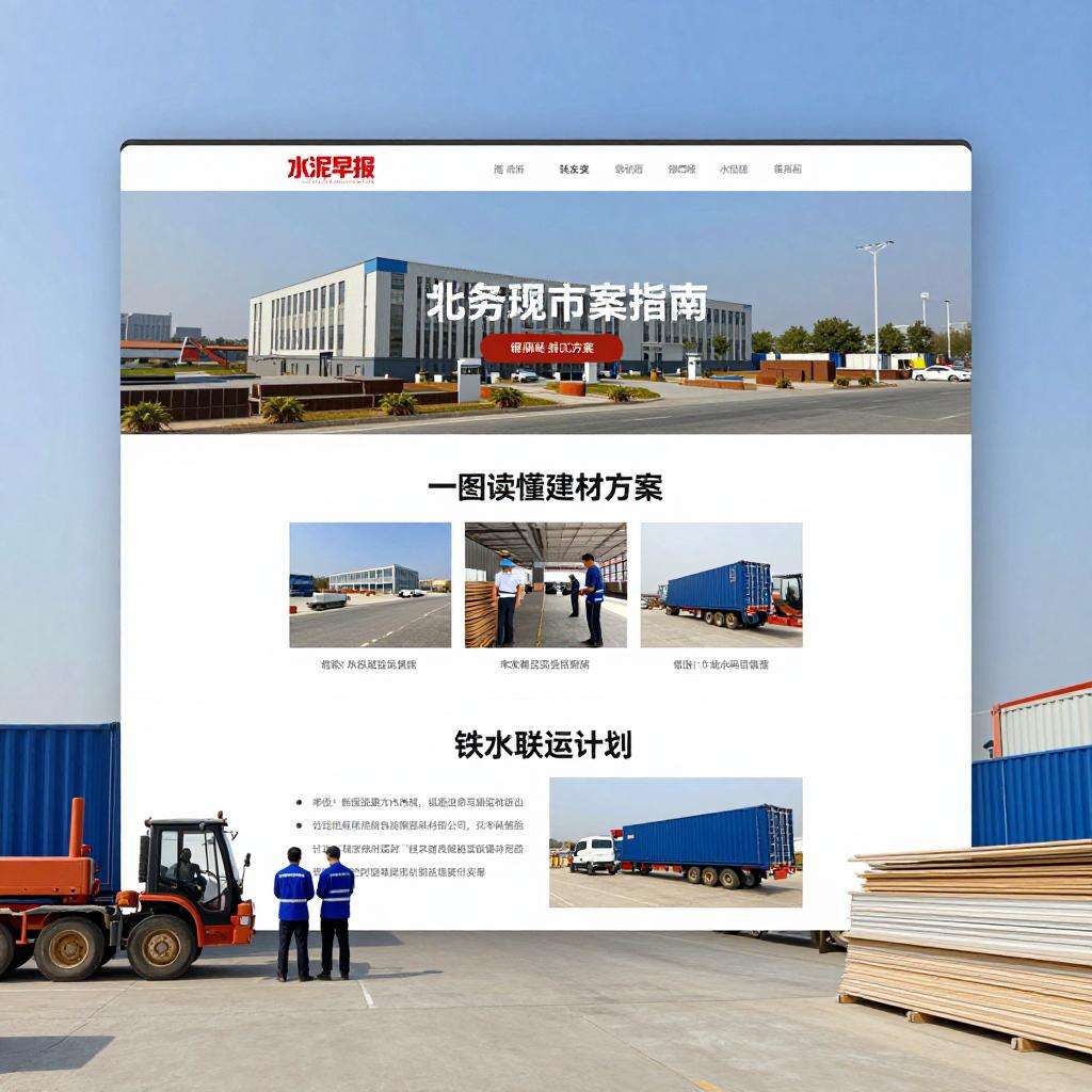 9.25水泥早报：六部门发布建材方案；一图读懂建材方案；集装箱铁水联运计划