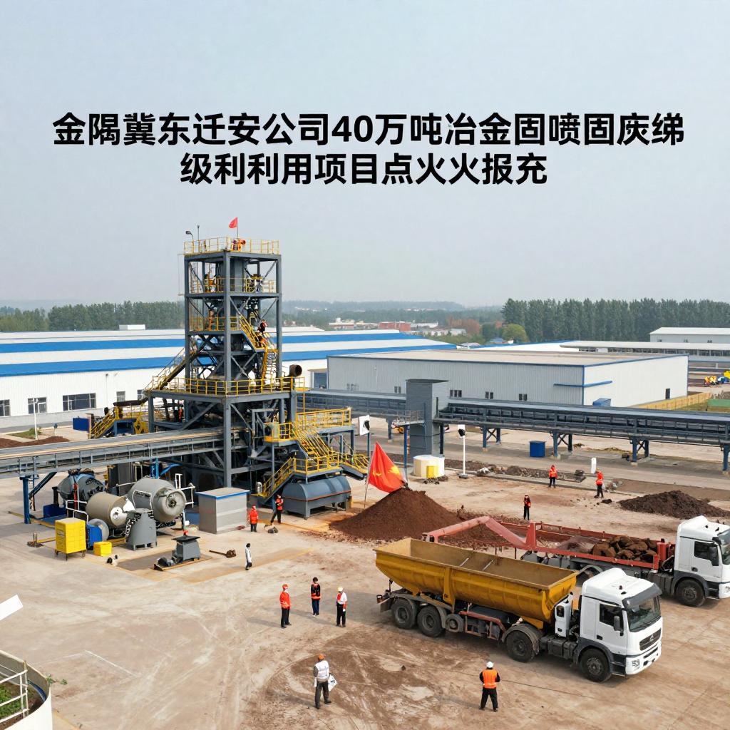 金隅冀东迁安公司40万吨冶金固废梯级利用项目点火投产