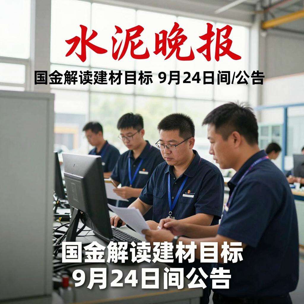 9.25水泥晚报:国金解读建材目标;9月24日晚间公告;建材稳增长禁新产能 9.25水泥晚报:国金解读建材目标;9月24日晚间公告;建材稳增长禁新产能第一张图