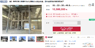 起拍价1050万元!内蒙古一水泥企业旗下资产第8次被法拍(图1) 起拍价1050万元!内蒙古一水泥企业旗下资产第8次被法拍(图1)