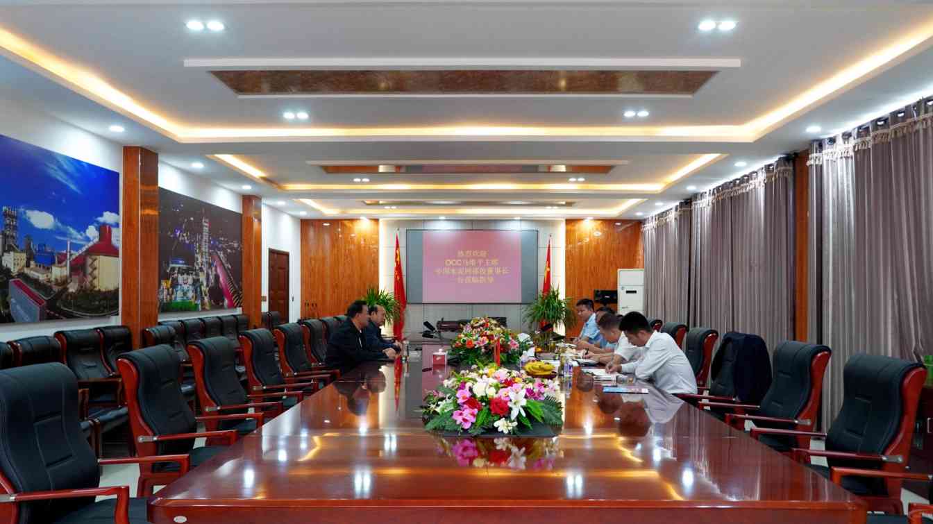 中国水泥网董事长邵俊一行到访东郭水泥(图2)