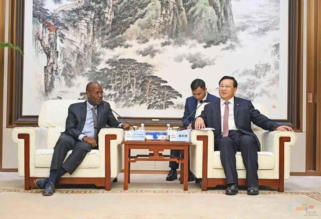 中国铁建董事长戴和根与坦桑尼亚交通部长姆巴拉瓦举行会谈:共同推进坦赞铁路激活项目(图2) 中国铁建董事长戴和根与坦桑尼亚交通部长姆巴拉瓦举行会谈:共同推进坦赞铁路激活项目(图2)