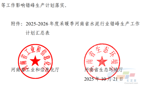 采暖季错峰121天 非采暖季由企业自主商定 河南最新水泥错峰生产文件出台(图6)