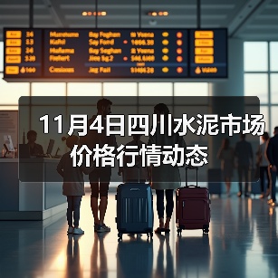 11月4日四川水泥市场价格行情动态（图1）