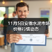11月5日安徽水泥市场价格行情动态（图3）