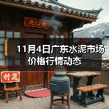 11月4日广东水泥市场价格行情动态（图1）