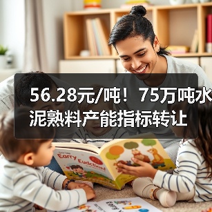 56.28元/吨！75万吨水泥熟料产能指标转让