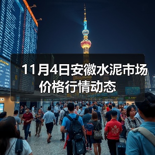 11月4日安徽水泥市场价格行情动态