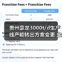 贵州豪龙3000t/d生产线产能转出方案变更 金川集团两条生产线补充产能（图2）