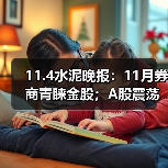 11.4水泥晚报：11月券商青睐金股；A股震荡沪指微跌；对话淡马锡谈投资组合（图3）