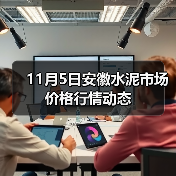 11月5日安徽水泥市场价格行情动态（图1）