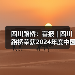 四川路桥：喜报 | 四川路桥荣获2024年度中国证券报金牛奖（图3）