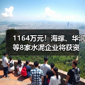 1164万元！海螺、华润等8家水泥企业将获资金支持