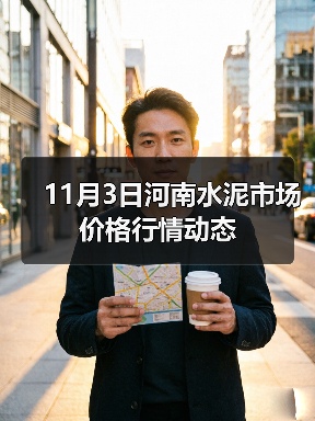 11月3日河南水泥市场价格行情动态（图1）