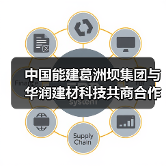 中国能建葛洲坝集团与华润建材科技共商合作（图1）