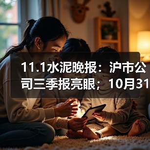 11.1水泥晚报：沪市公司三季报亮眼；10月31日晚公告集；华新水泥更名建材（图4）