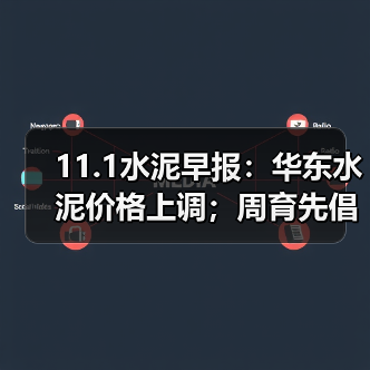 11.1水泥早报：华东水泥价格上调；周育先倡设产能基金；西北水泥市场收尾（图3）