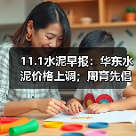 11.1水泥早报：华东水泥价格上调；周育先倡设产能基金；西北水泥市场收尾（图1）