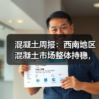 混凝土周报：西南地区混凝土市场整体持稳，成本传导有限（图1）