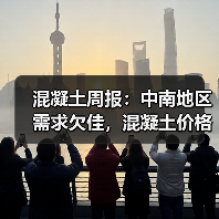 混凝土周报：中南地区需求欠佳，混凝土价格弱稳为主（图3）