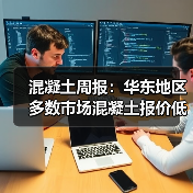 混凝土周报：华东地区多数市场混凝土报价低位维稳（图1）