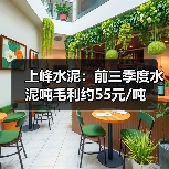 上峰水泥：前三季度水泥吨毛利约55元/吨（图2）