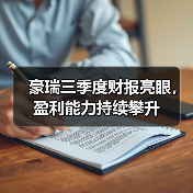 豪瑞三季度财报亮眼，盈利能力持续攀升（图4）