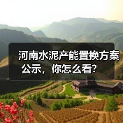 河南水泥产能置换方案公示，你怎么看？（图2）