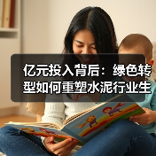 亿元投入背后：绿色转型如何重塑水泥行业生态（图1）