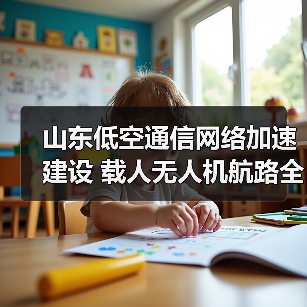 山东低空通信网络加速建设 载人无人机航路全场景互联