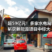 超59亿元！多家水电局斩获新能源项目中标大单（图1）