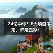 24亿中标！6大项目落定，谁是赢家？（图2）