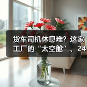 货车司机休息难？这家工厂的“太空舱”、24小时淋浴间、阳光房真贴心！（图3）